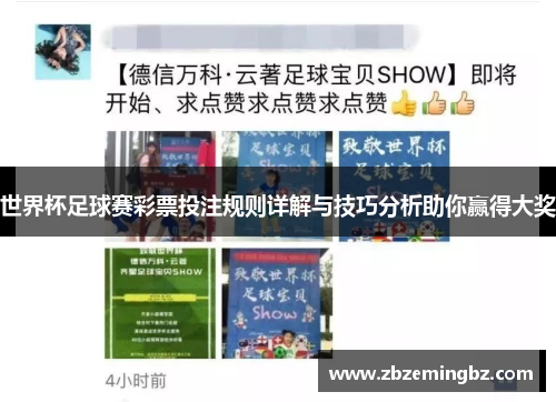 世界杯足球赛彩票投注规则详解与技巧分析助你赢得大奖